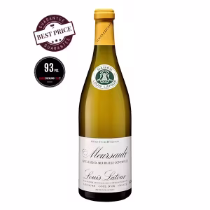 Louis Latour Meursault Blanc 2019, white Burgundy wine bottle, available at The Wine Box
