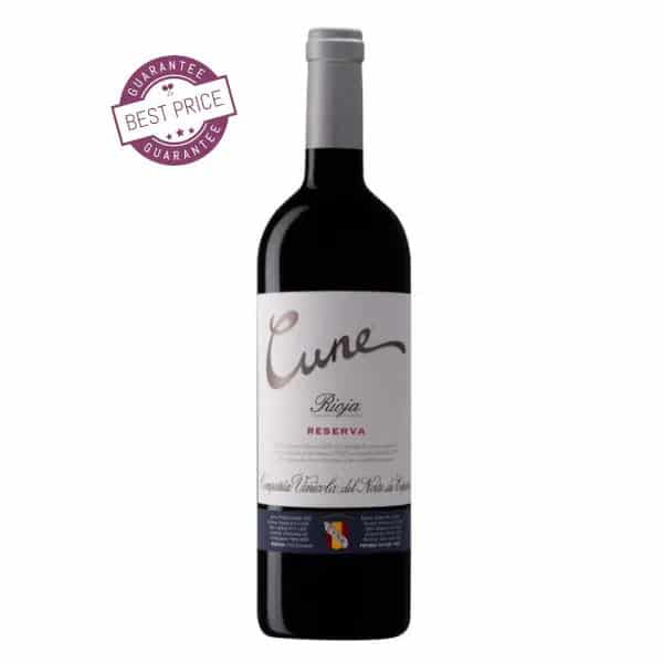 Cune Imperial Reserva red wine at the winebox