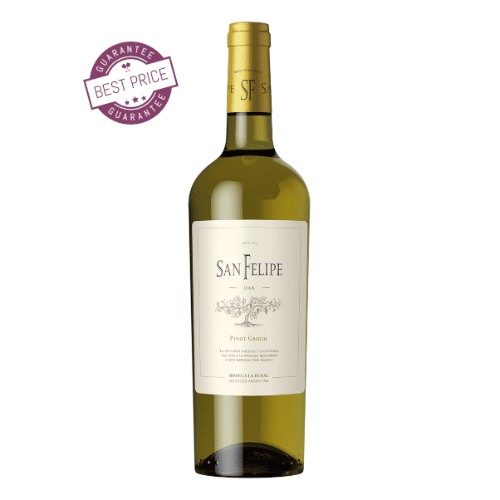 San Felipe Oak Pinot Grigio Argentinian white wine 75cl bottle