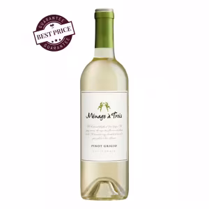 Ménage à Trois Pinot Grigio white wine 75cl bottle