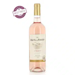 Les Hauts de Fontey Cinsault rosé wine 75cl bottle