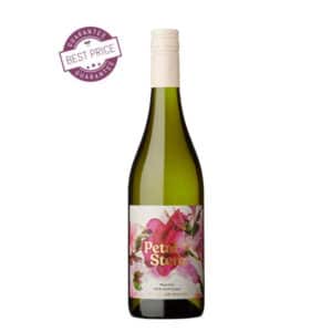 Petal and stem Pinot Grigio white wine available at the wine box
