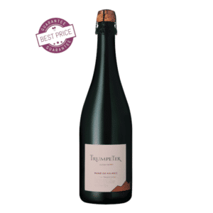 Trumpeter Rose de Malbec Sparkling wine available at the wine box