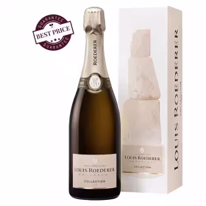 Louis Roederer Collection 244 with a sleek gidt box. NOw available at The Wine Box