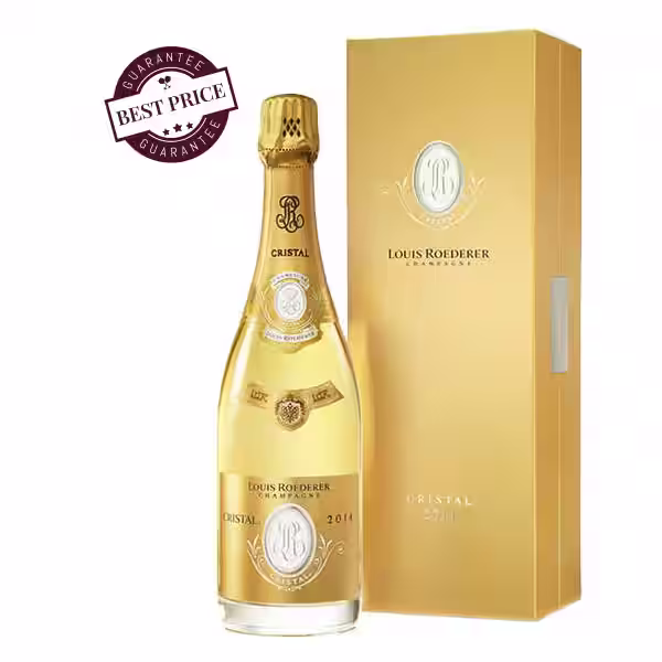 Louis Roederer Cristal Brut packaged in an elegant gift box