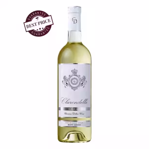 Clarendelle Bordeaux Blanc. Pale gold bottle, Pessac-Léognan white wine. Available at The Wine Box Kenya, Nairobi.