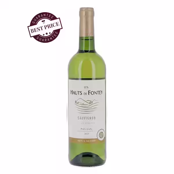 Les Hauts De Fontey Sauvignon Blanc Cuvée Réservée white wine at The Wine Box Kenya