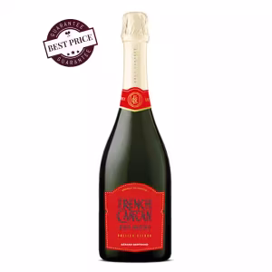 French Cancan Brut sparkling wine by Gérard Bertrand – crisp French méthode traditionnelle bubbles with citrus and brioche, available at The Wine Box.