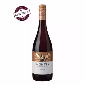 Montes Limited Selection Pinot Noir 2023 – elegant Chilean red wine with vibrant fruit character, available at The Wine Box.