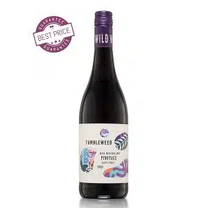 Tumbleweed Pinotage 2024 by Bruce Jack – exclusive South African red wine with smoky intensity, available only at The Wine Box.
