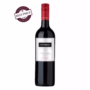 Undurraga Classic Carmenère 2023 – smooth Chilean red wine with ripe fruit and soft tannins, available at The Wine Box.