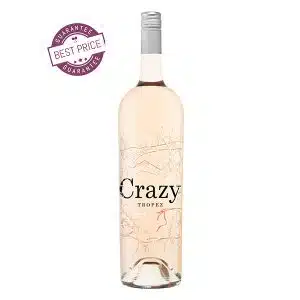 Crazy Tropez Rosé 1.5L Magnum – ultra-pale Provence rosé with peach, citrus and mineral finesse in a gift-ready bottle, available at The Wine Box.