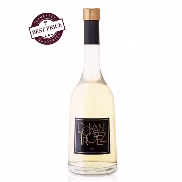 Domaine Tropez Blanc 2023 – pale Provence Rolle white wine with peach, citrus, floral and mineral notes—elegant and refreshing, available at The Wine Box.