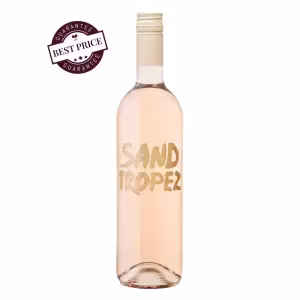Sand Tropez Rosé 2023 – pale Provence rosé with saline minerality, citrus, and wild strawberry freshness from Domaine Tropez, available at The Wine Box.