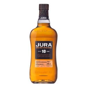 Jura 10 Years Single Malt Scotch Whisky 0.7L – smooth Highland island whisky with honey, spice, and soft smoke, available at The Wine Box.