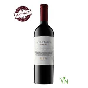 Rutini Apartado Gran Malbec 2021 – premium Argentine Malbec from Uco Valley with blackberry, mocha, and oak spice; full-bodied and elegant, at The Wine Box.