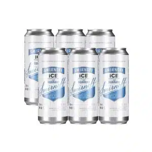 Smirnoff Ice Guarana 0.33L 6-pack – tropical guarana vodka drink, sweet, sparkling and refreshing.