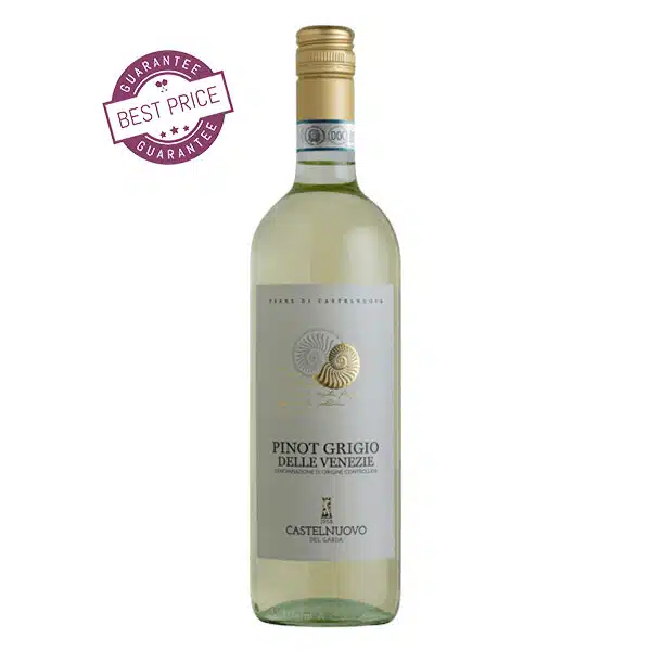 Cantina del Garda Pinot Grigio delle Venezie DOC 2024 – crisp Italian Pinot Grigio with pear, citrus and mineral freshness.