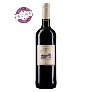 Château Janoy Bellevue Bordeaux AOC Rouge 2020 – Bordeaux red wine with dark fruit, soft spice and smooth tannins.