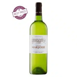 Château Marjosse Blanc 2017 – elegant Entre-Deux-Mers white with citrus, peach and mineral finesse; fresh, balanced and beautifully mature.