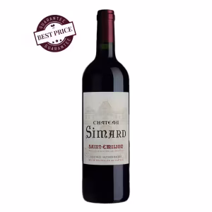Château Simard Saint-Émilion Grand Cru – elegant Bordeaux red with ripe Merlot fruit, limestone freshness and supple tannins; refined and balanced.
