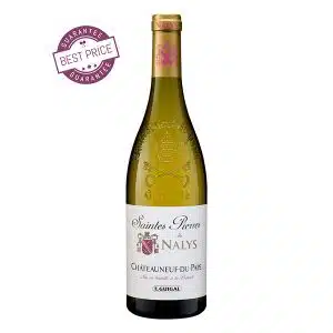 E. Guigal Nalys Châteauneuf-du-Pape Blanc 2021 – premium Rhône white wine with pear, citrus and mineral finish.