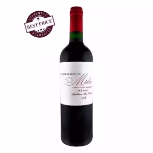 Expression de Médoc 2018 – classic Bordeaux red with dark fruit, graphite and polished tannins; structured, balanced and food-friendly.
