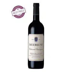 Meerlust Cabernet Sauvignon 2021 – structured Stellenbosch Cabernet with cassis, graphite and fine tannins; precise, classical and age-worthy.