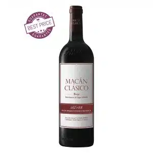 Macán Clásico 2020 Rioja red wine with dark fruit, graphite and structured finish.