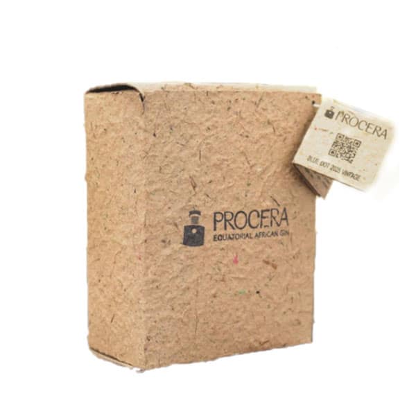 Procera Blue Dot Eco-Refill Bag 700ml – premium Kenyan craft gin refill with crisp botanical flavour.