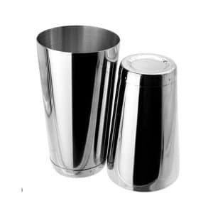 Boston Shaker Double Bottom 600 ml and 800 ml stainless steel cocktail shaker set.