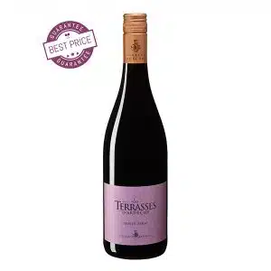 Les Terrasses d’Ardèche Rouge 2023 – French red wine with ripe berry fruit and smooth finish.