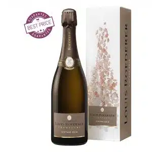 Louis Roederer Brut Vintage 2016 – prestige vintage Champagne with fine bubbles and golden straw colour.