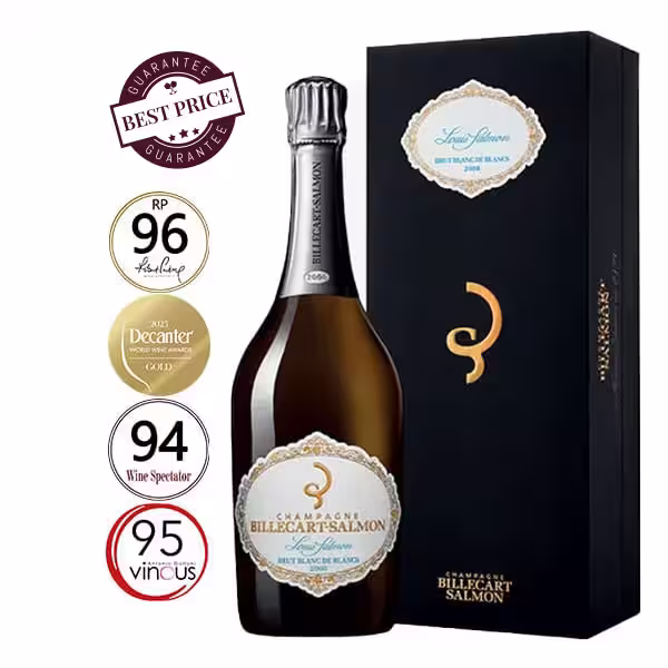 Billecart-Salmon Blanc de Blancs Louis Salmon 2012 Gift Box exclusive Champagne at The Wine Box