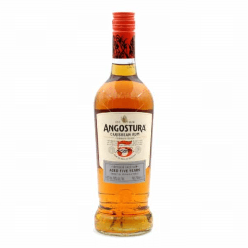 Angostura 5 Years Old Superior Gold Rum aged Caribbean gold rum for age-verified customers at The Wine Box Nairobi, Kenya.