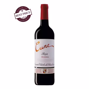 Cune Rioja Crianza 2021 — classic Rioja label, American oak-aged red — available at The Wine Box Kenya, Nairobi